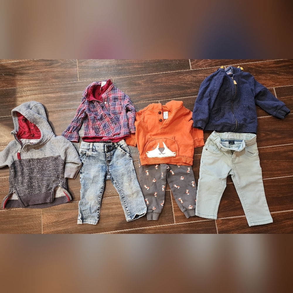 Oshkosh and carter's clothing set